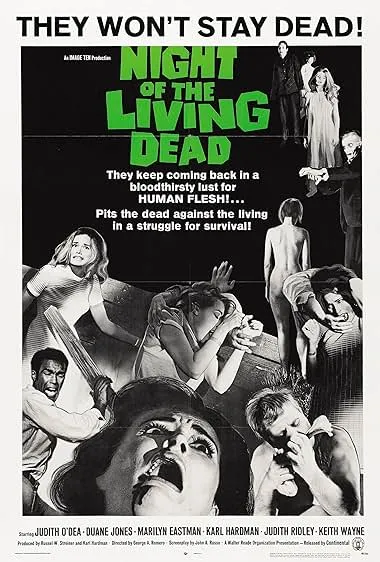 Night of the Living Dead movie poster - 1968